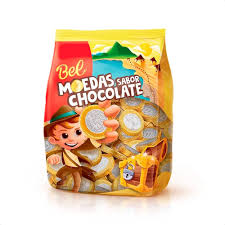 Moedas de Chocolate Bel 500g
