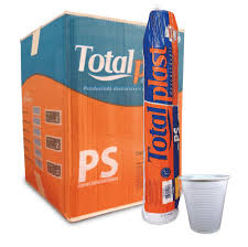 Copo descartável 180 ml Totalplast pct c/100 un