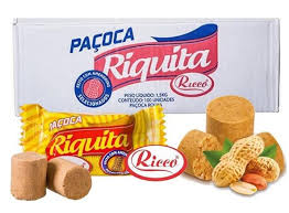 Paçoca Riquita cx c/100 un