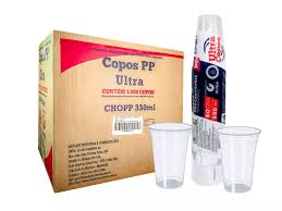 Copo 330ml Liso Ultra c/50 un