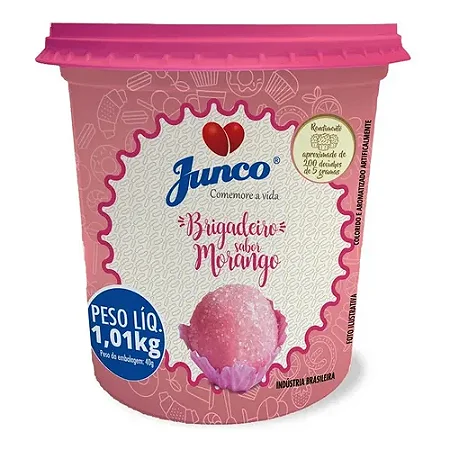 BRIGADEIRO JUNCO SABOR MORANGO 1,01KG