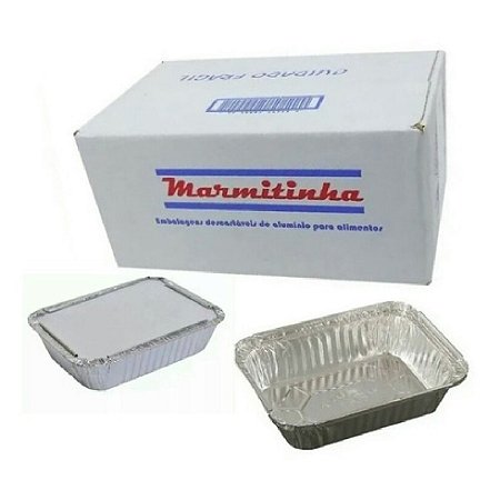 M131 RETANGULAR MARMITINHA 100 UN