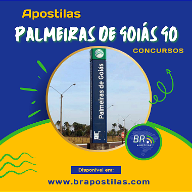 Apostila PREFEITURA DE PALMEIRAS DE GOIÁS GO 2023 Fiscal Municipal Ambiental