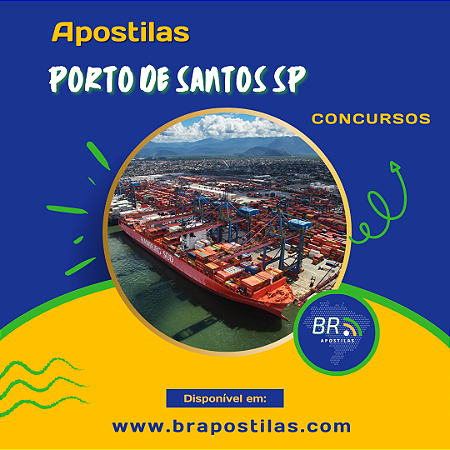 Apostila PORTO DE SANTOS SP 2024 Especialista Portuário - Biólogo