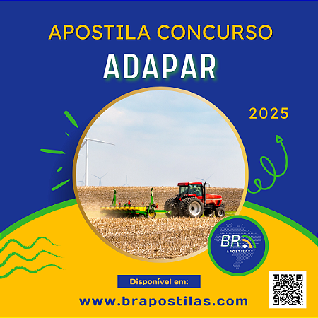 Apostila ADAPAR 2025 Engenheiro Agrônomo