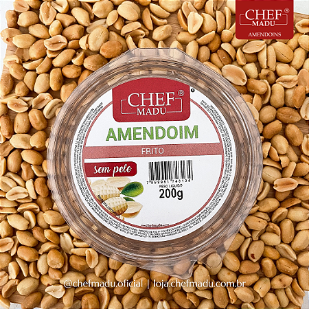 Amendoim Frito Sem Pele Chef Madu 200g