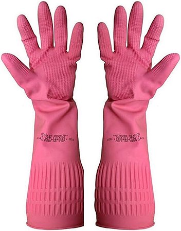 LUVA RANHURADA VOLK ROSA PAR G