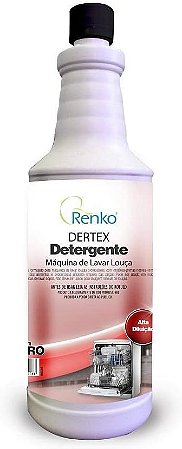 DETERGENTE PARA MAQUINA DE LAVAR LOUÇAS DERTEX RENKO 1 LITRO