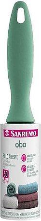 Rolo Adesivo de 50 folhas para Pelos e Poeira, Sanremo Linha Oba