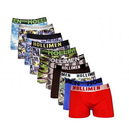 Cueca boxer adulto cotom