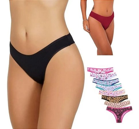 Calcinha adulto conformo básica COTTON