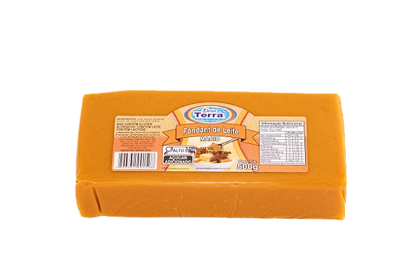 FONDANT DE LEITE MACIO - BARRA 500GR