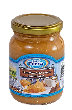 LEITE COM COCO EM PASTA  - POTE 300GR