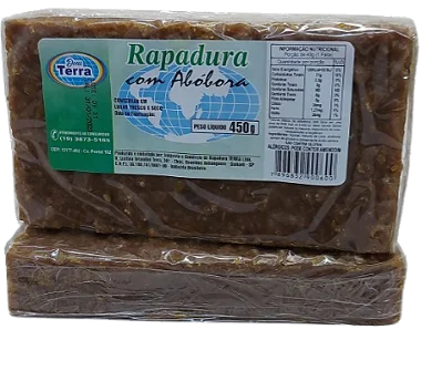 RAPADURA COM ABOBORA 450GR