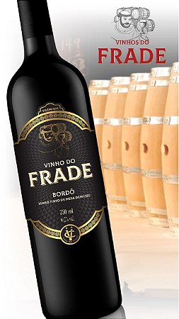 Vinho Tinto Demi Seco Bordô Do Frade 750 Ml