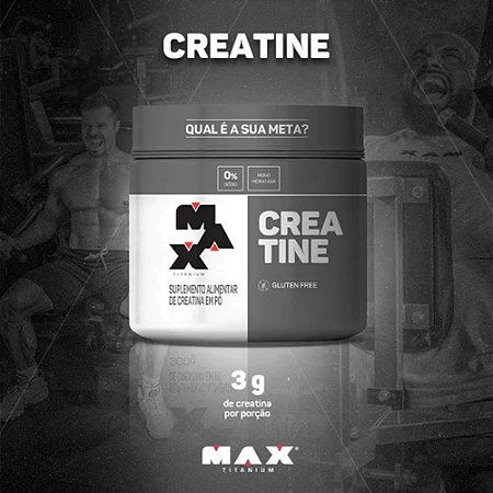 Creatina 300g MonoHidratada - Max Titanium