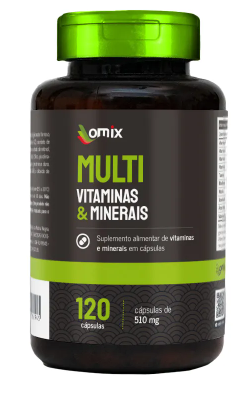 Multivitaminico e Mineral - 120 cápsulas