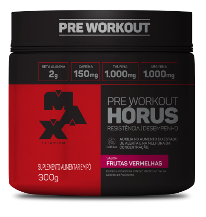 Pré treino Horus - Max Titanium