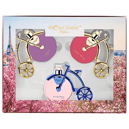 Perfume Mont'Anne - Bicicletinha 25ml Deserve Glamour | Pulcher Femme | Lovely Heart