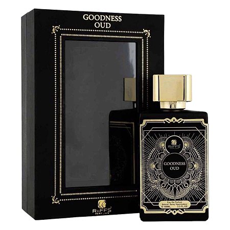 Perfume Arabe Riiffs Goodness Oud Black EDP 100 ml Masculino