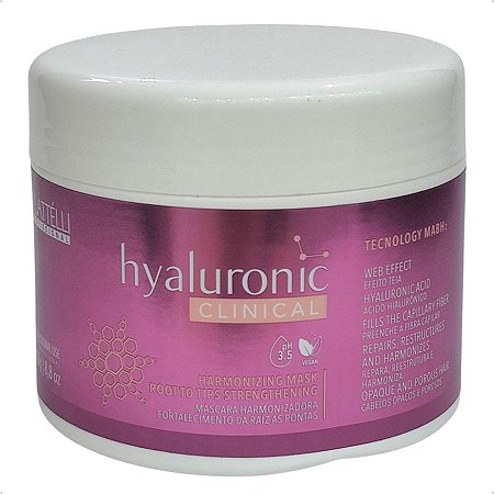 Máscara Hamonizadora Hyaluronic Clinical P'lattelli 250G