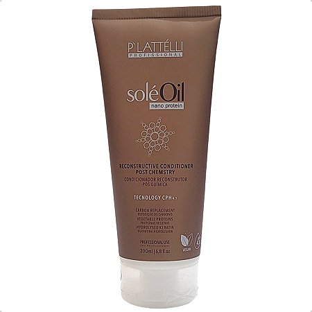 Condicionador P'lattelli SoléOil Nano Protein 200ml