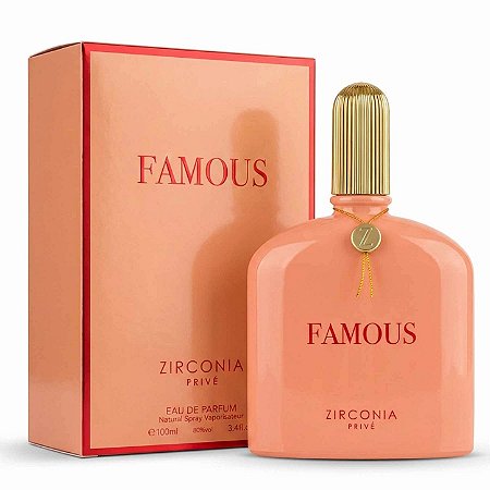 Perfume Árabe Zircônia Privé Famous Feminino 100ml