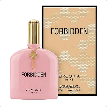 Perfume Árabe Zircônia Privé Forbidden Feminino 100ml