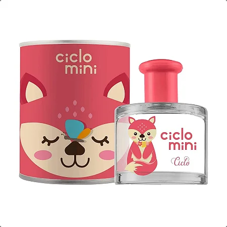 Perfume Infantil Feminino Ciclo Lata Raposete 100ml