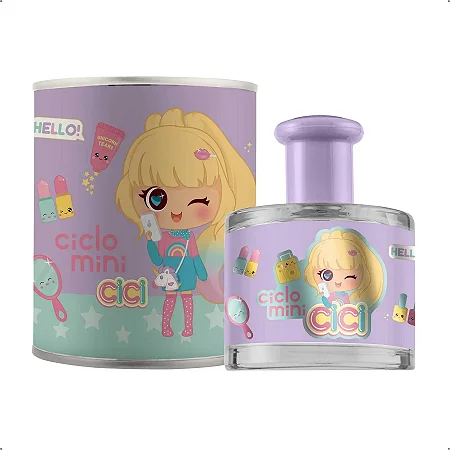 Perfume Infantil Feminino Ciclo Lata Cici Bela 100ml