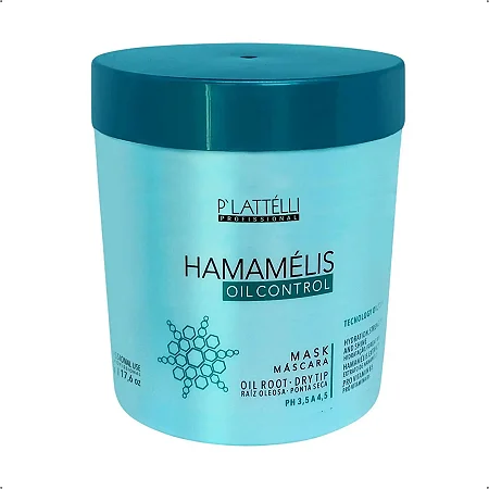 Máscara Hamamélis Oil Control P'lattelli 500g