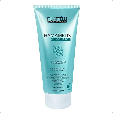 Shampoo P'lattelli Hamamélis Oil Control 200ml