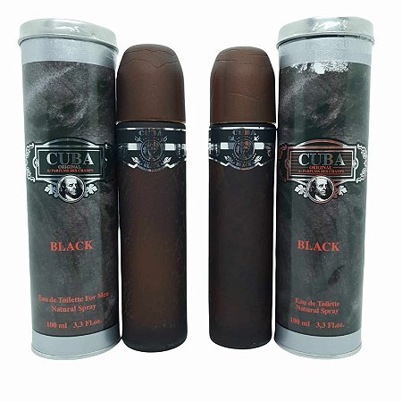 Perfume Cuba Black Masculino + Cuba Black Importado 100 ml