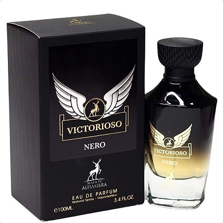 Perfume Arabe Masculino Maison Alhambra Victorioso Nero EDP 100ml
