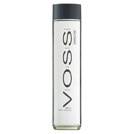 Água VOSS com gás - Garrafa de Vidro de 800 ml