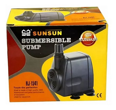 Bomba Submersa Sunsun Hj-1541 1400l/h Aquário Lago Fonte