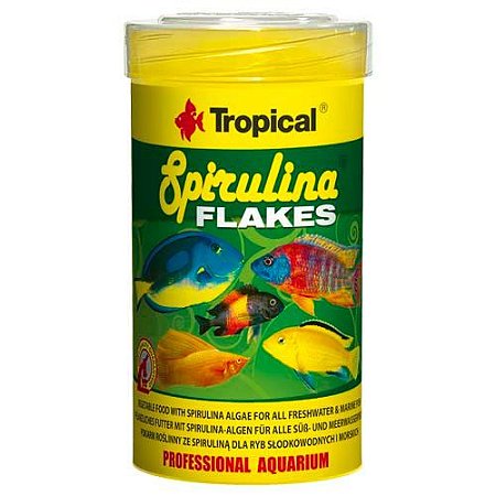 Ração Para Peixes TROPICAL SPIRULINA FLAKES 20G