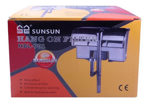 Sunsun Filtro Externo Hbl-701 600l/h 8w P Aquários Até 120 L