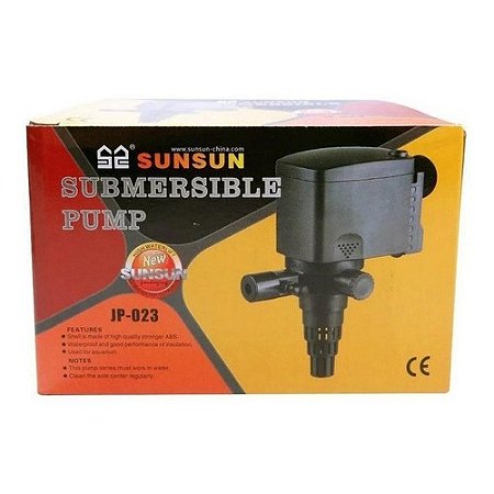 Bomba Submersa Para Aquário Jp-023 Sunsun 1000 L/hr Lago 16w