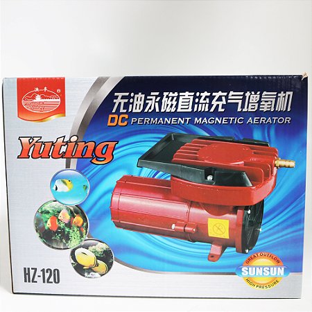 Compressor De Ar Sunsun HZ-120 - 125 L\min 120w  DC-12V