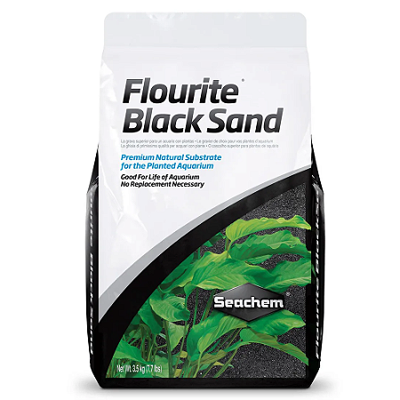 Cascalho Aquário Plantado SEACHEM FLOURITE BLACK SAND 3,5KG