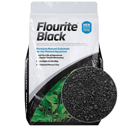 Cascalho Para Aquário Plantado SEACHEM FLOURITE BLACK  7 KG