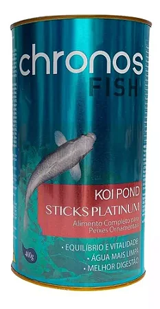 Ração Para Carpas Chronos Fish Koi Pond Sticks Platinum 1,200Kg