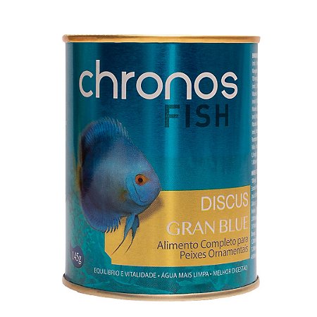 Ração Para Peixes Chronos Fish Discus Gran Blue 145 gramas