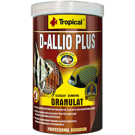 Ração Tropical D-allio Plus Granulat 150g D Allio Plus