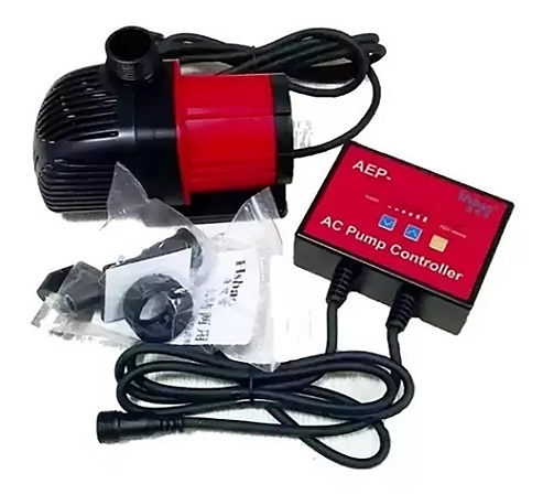 Bomba Submersa Hsbao Aep-4000 Econômic 4000 L/h Aquário Lago