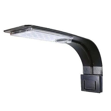LUMINARIA LED SOMA X5 PRETA (10W) LED BRANCO/VERMELHO