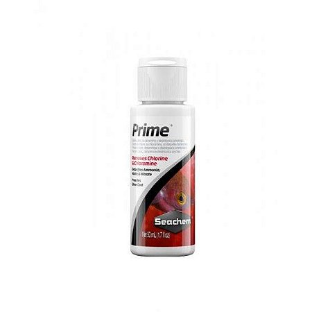 Condicionador água SEACHEM PRIME 50ML Anti-cloro P/ Aquário