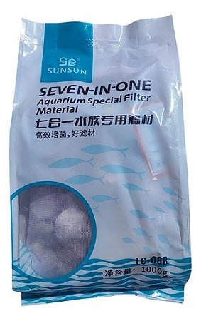 Mídia Biologica De Alta Performance Sunsun Aquário Lago 1kg