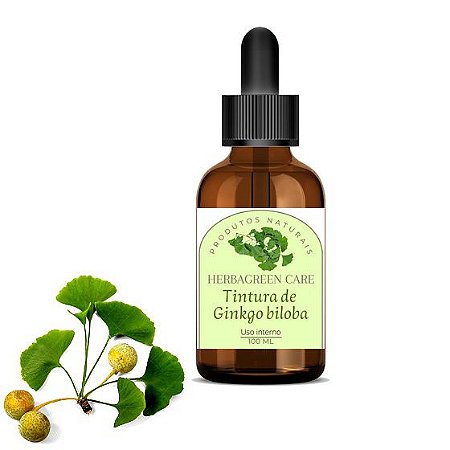 TINTURA DE GINKGO BILOBA - 100ml - Memória - Circulação